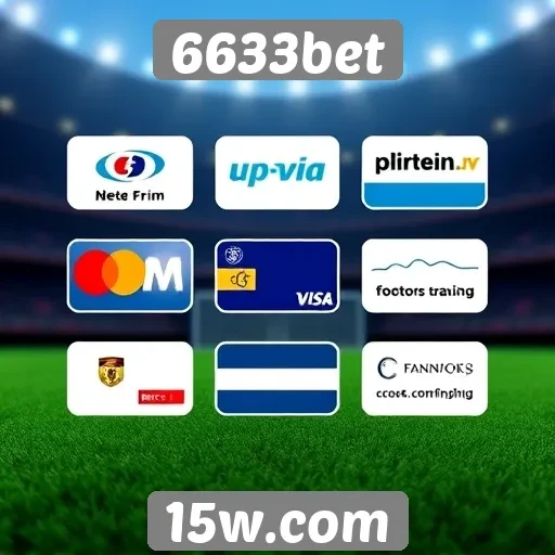 Métodos de pagamento disponíveis no 6633bet